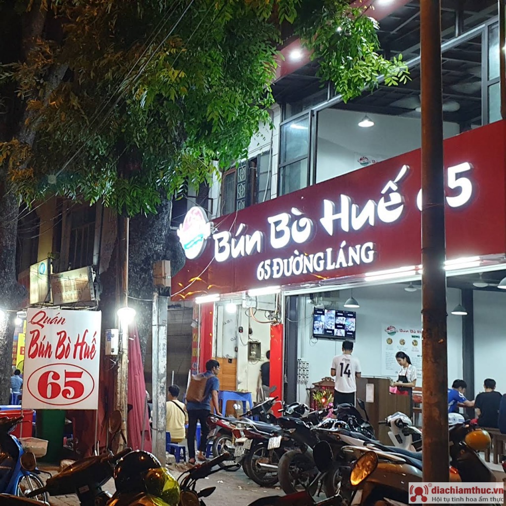 Bún bò Huế 65 đường Láng Đống Đa