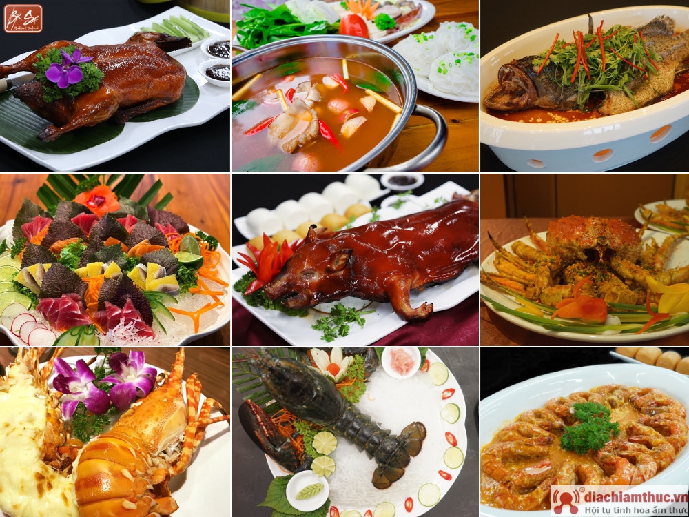 Menu Brilliant Seafood với hải sản tươi sống cao cấp