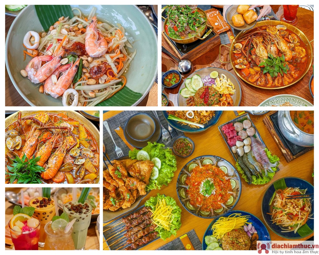 Thực đơn đa dạng của The Thai Cuisine hơn 100 món ăn đậm đà và hấp dẫn