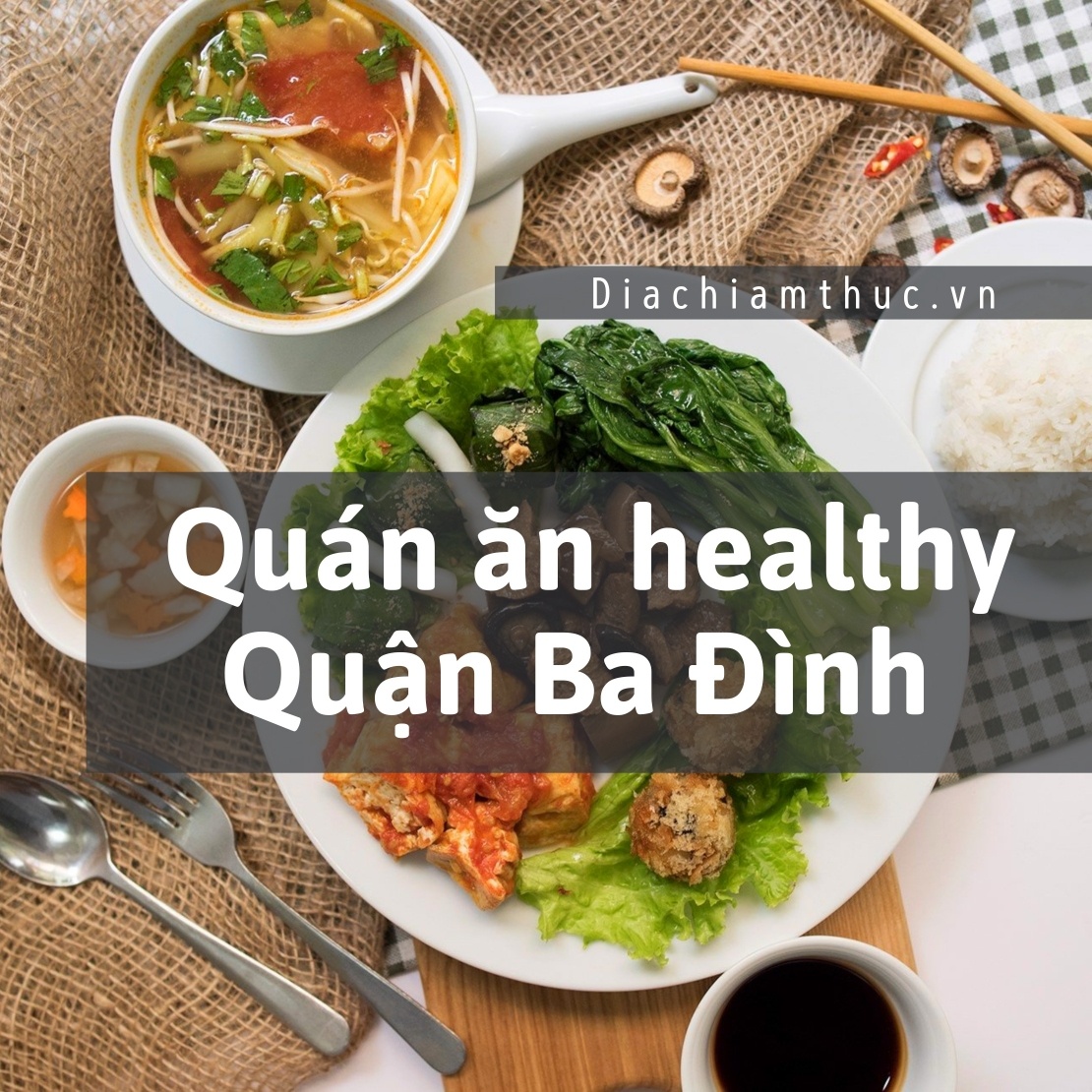 Quán ăn healthy Quận Ba Đình