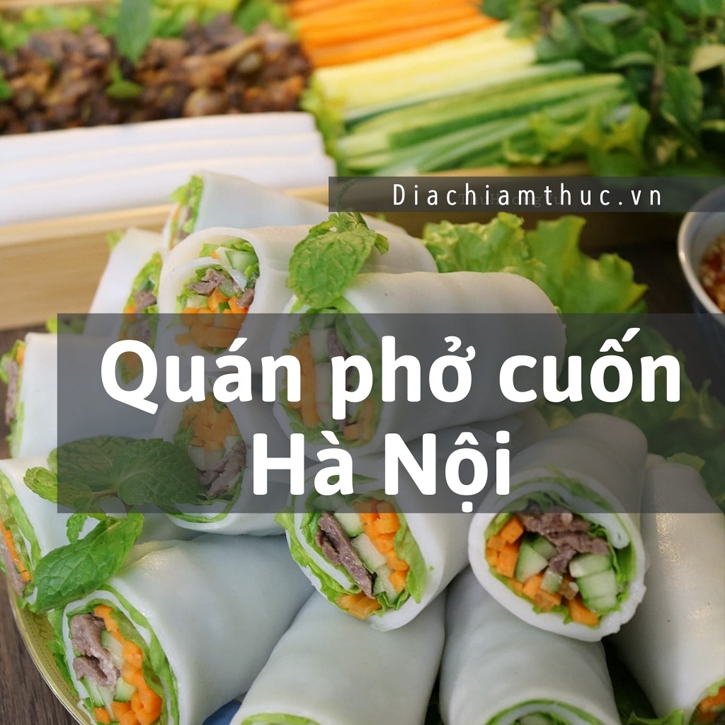 Quán phở cuốn Hà Nội