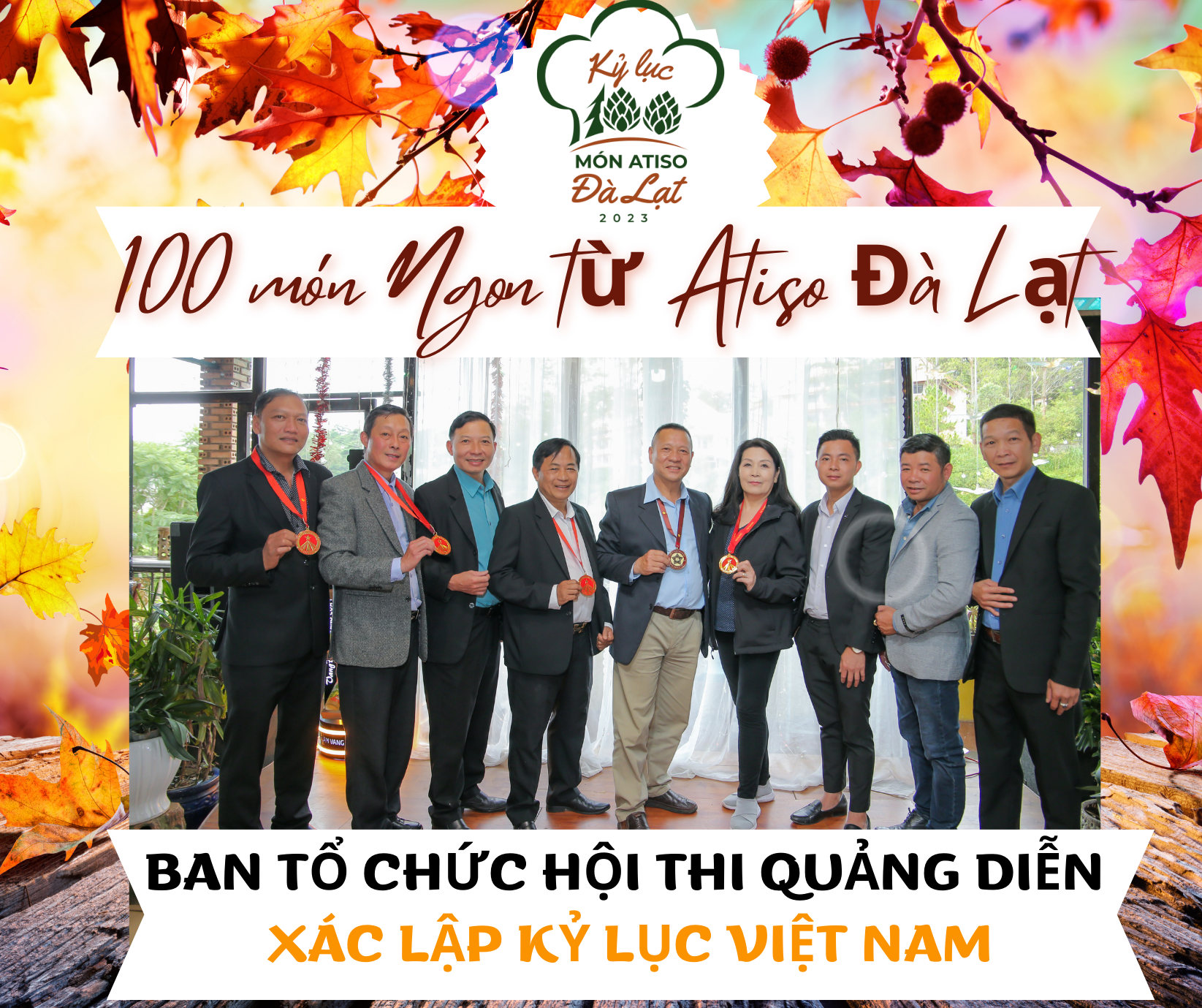 Ban tổ chức cuộc thi 100 món ngon