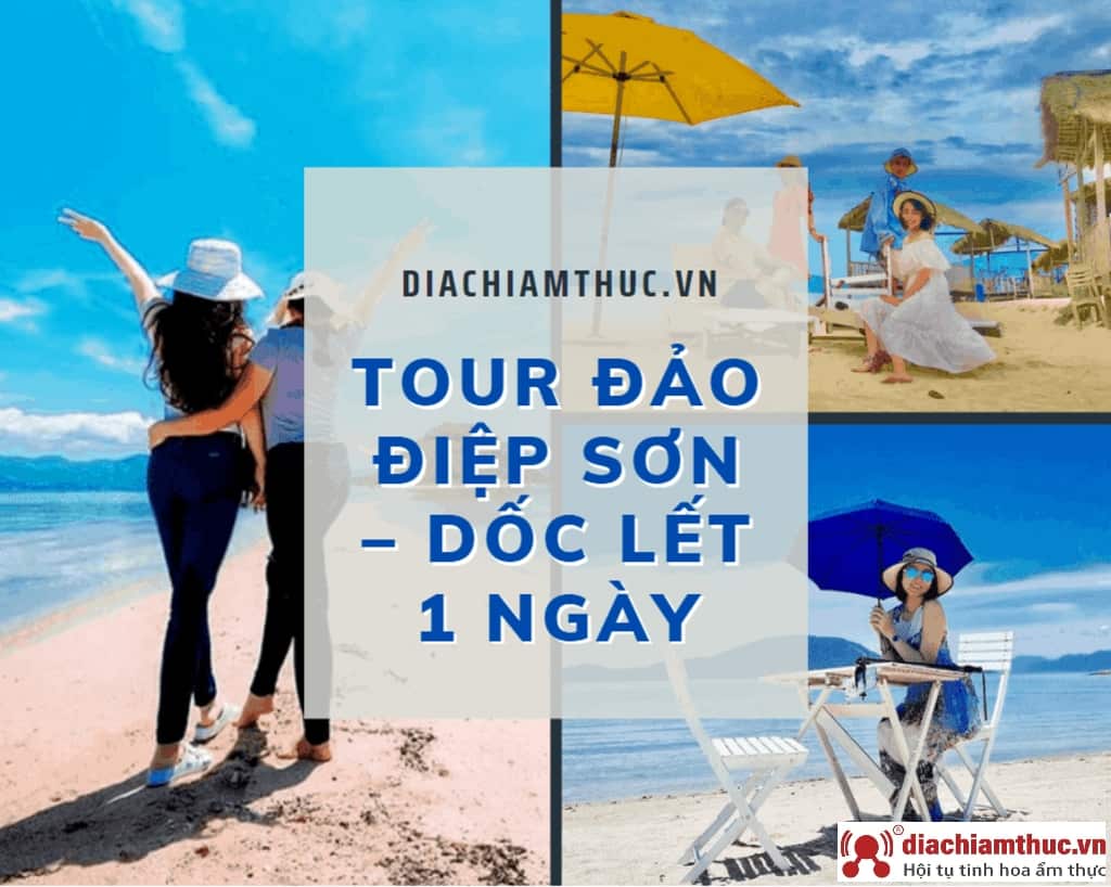 Tour Đảo Điệp Sơn-Dốc lết 1 ngày