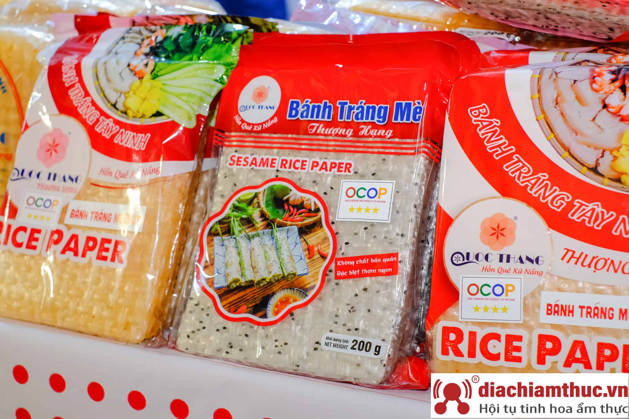 Bánh tráng phơi sương Tây Ninh Quốc Thắng