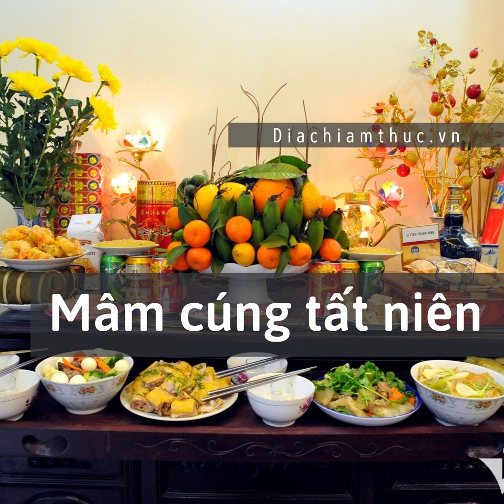 Mâm cúng tất niên