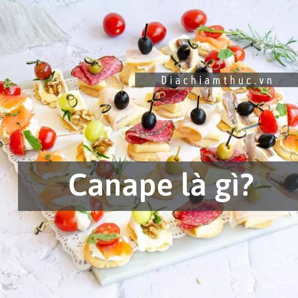 Canape là gì