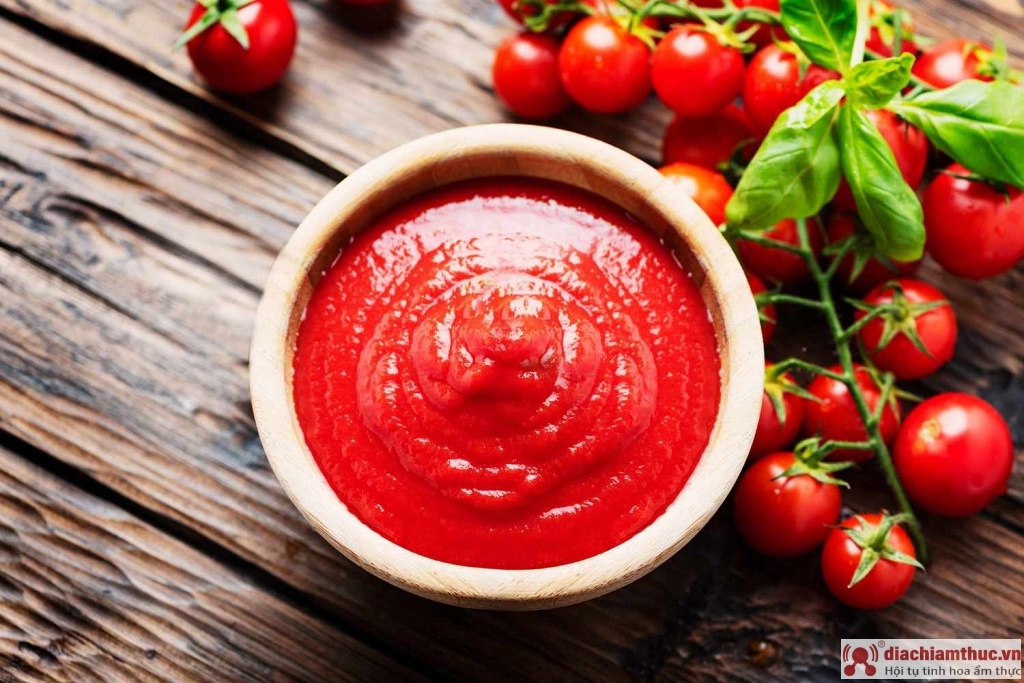 Thành phần cấu tạo nên ketchup