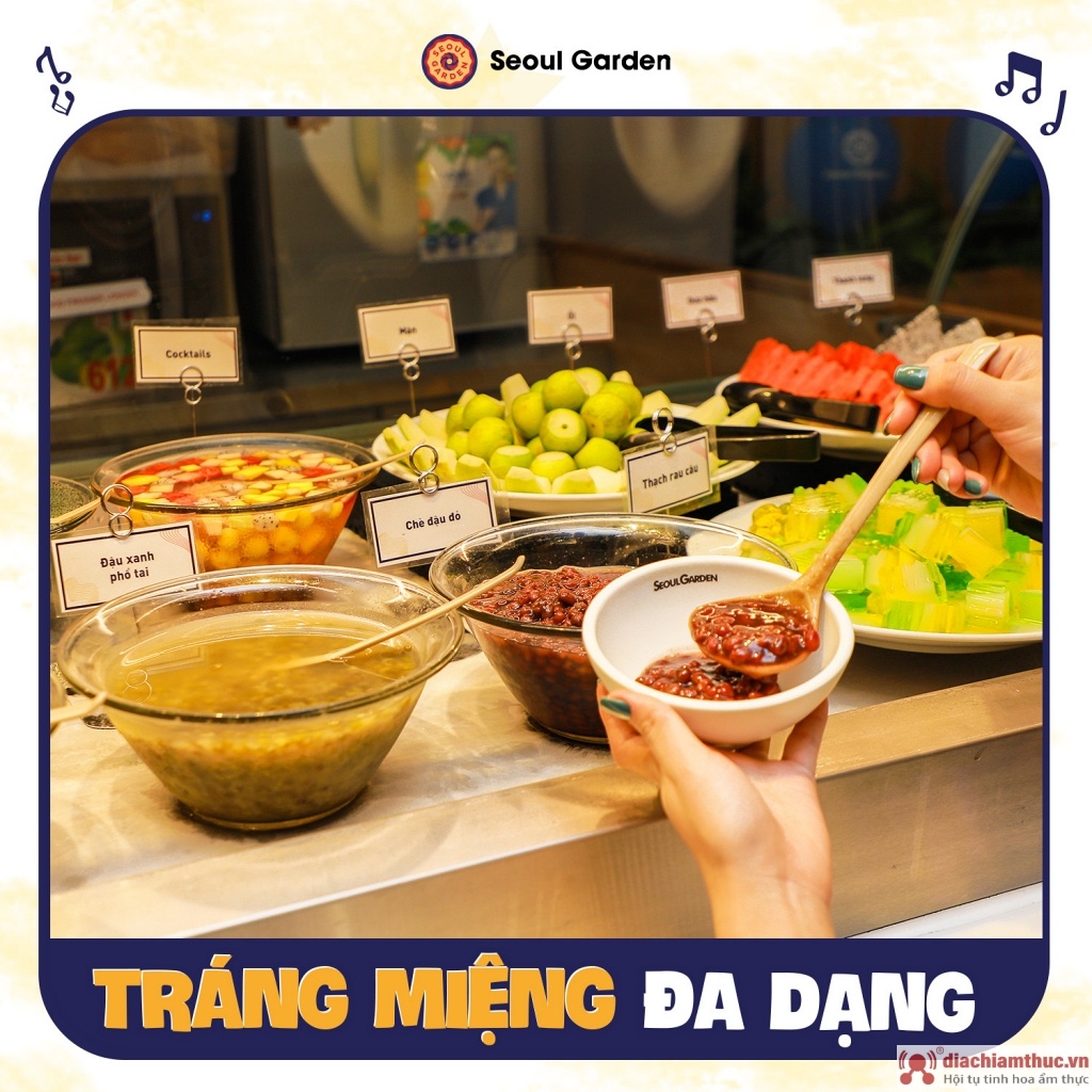 Tráng miệng Seoul Garden