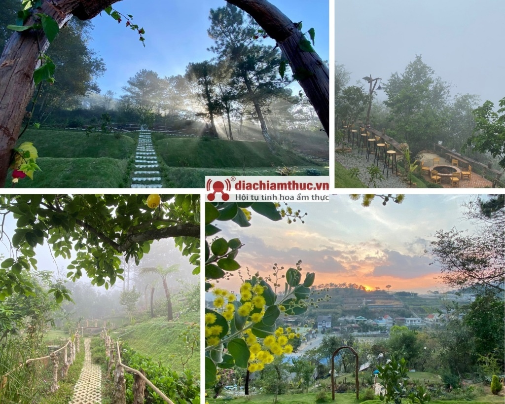 Khung cảnh DALAT EDEN mở ra một bức tranh thiên nhiên tuyệt mỹ