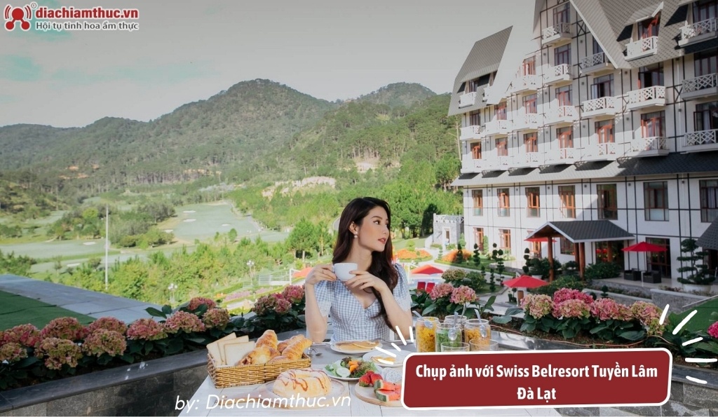 Chụp ảnh với không gian sang trọng và ấm cúng tại Swiss Belresort 