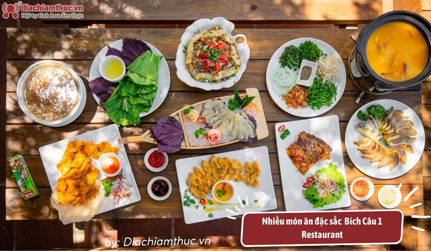 Các món ăn khác ở Bích Câu 1 Restaurant cũng rất tươi ngon và hấp dẫn