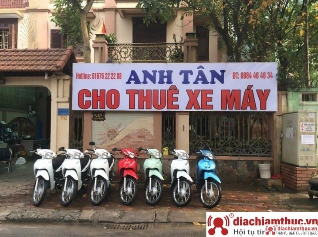 Thuê xe máy Anh Tân