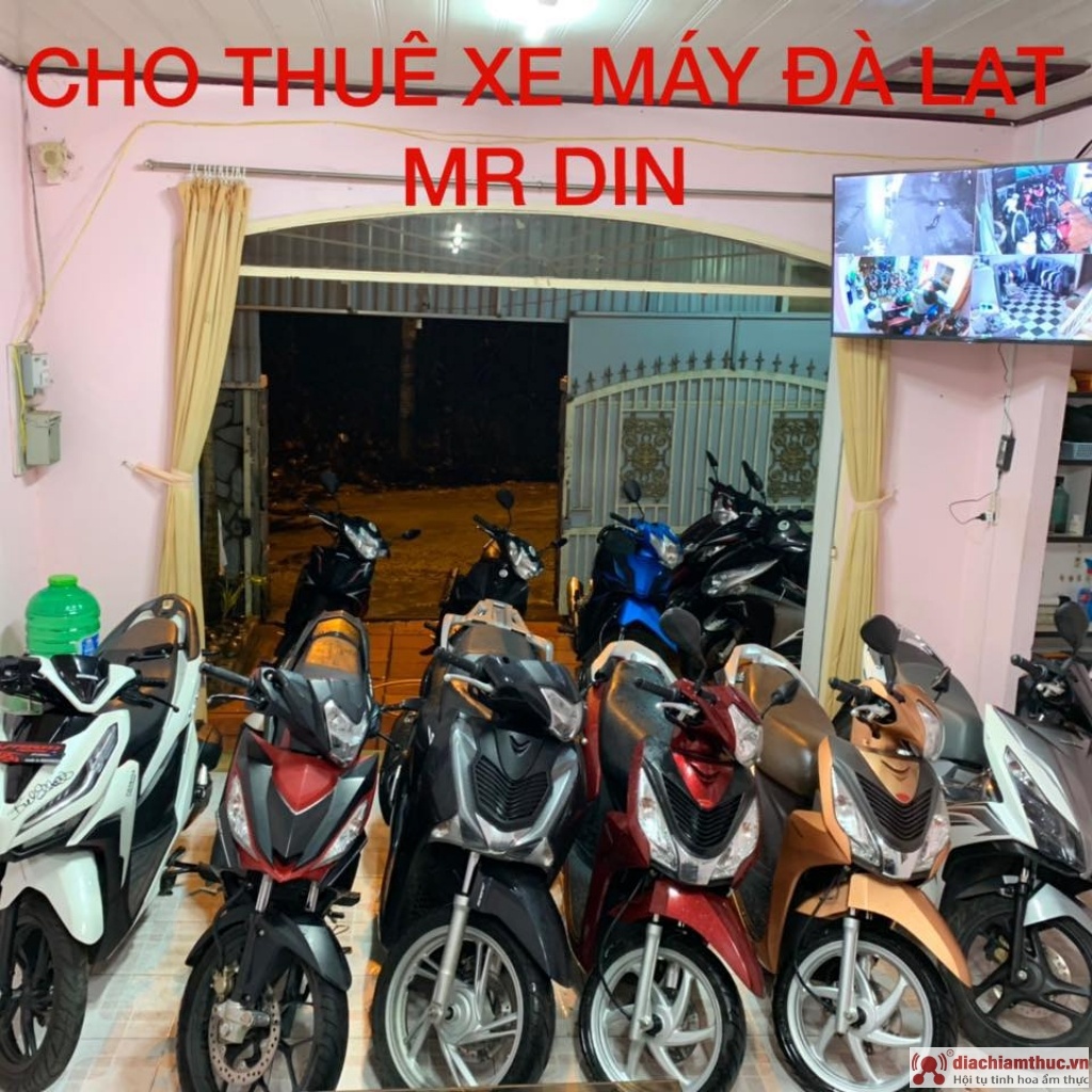 Thuê xe máy Đà Lạt giá rẻ - Mr Din