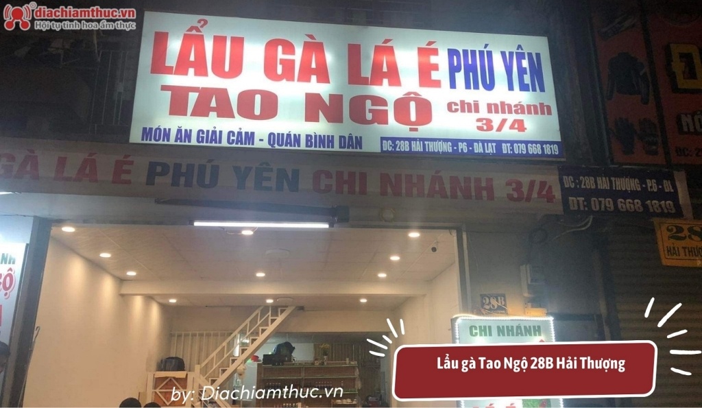 Lẩu gà Tao Ngộ 28B Hải Thượng