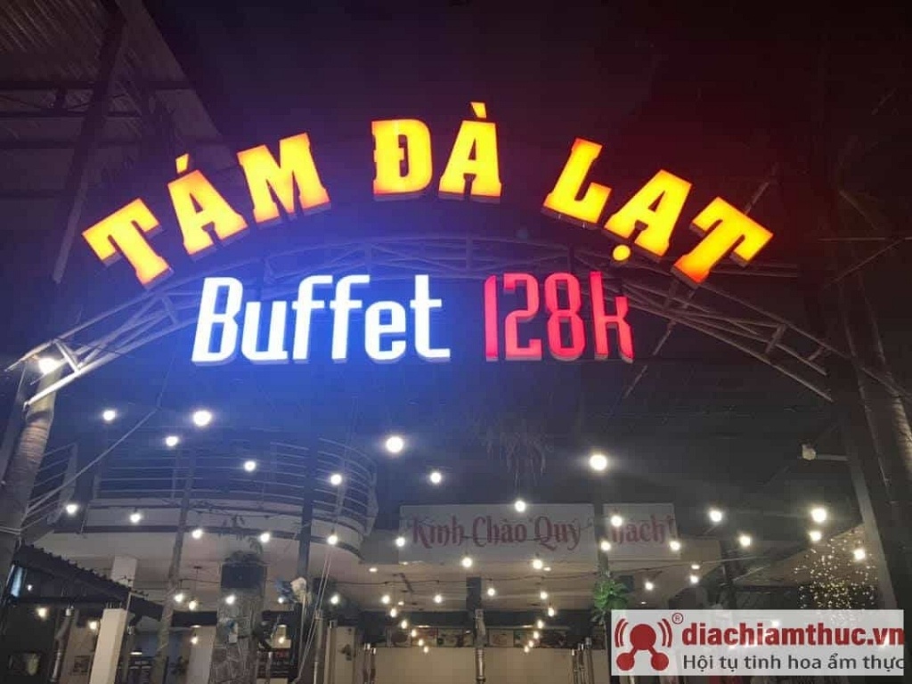 Quán Buffet nướng Tám Đà Lạt 128k