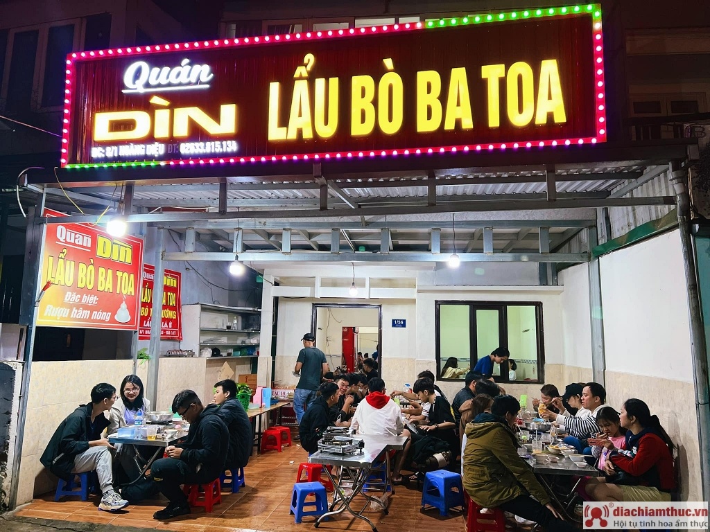 Quán lẩu bò Dìn