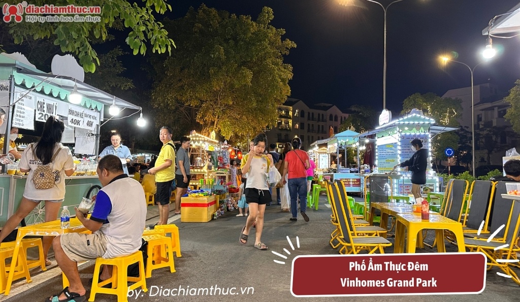 Phố Ẩm Thực Đêm Vinhome Grand Park