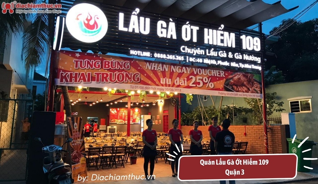 Quán Lẩu Gà Ớt Hiểm 109 – Quận 3