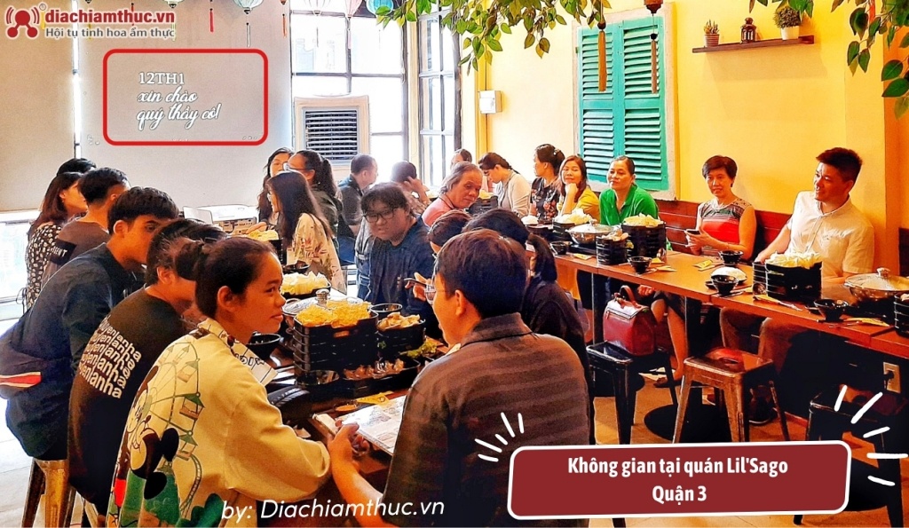 Quán lẩu Lil'Sago Quận 3 được thực khách yêu thích