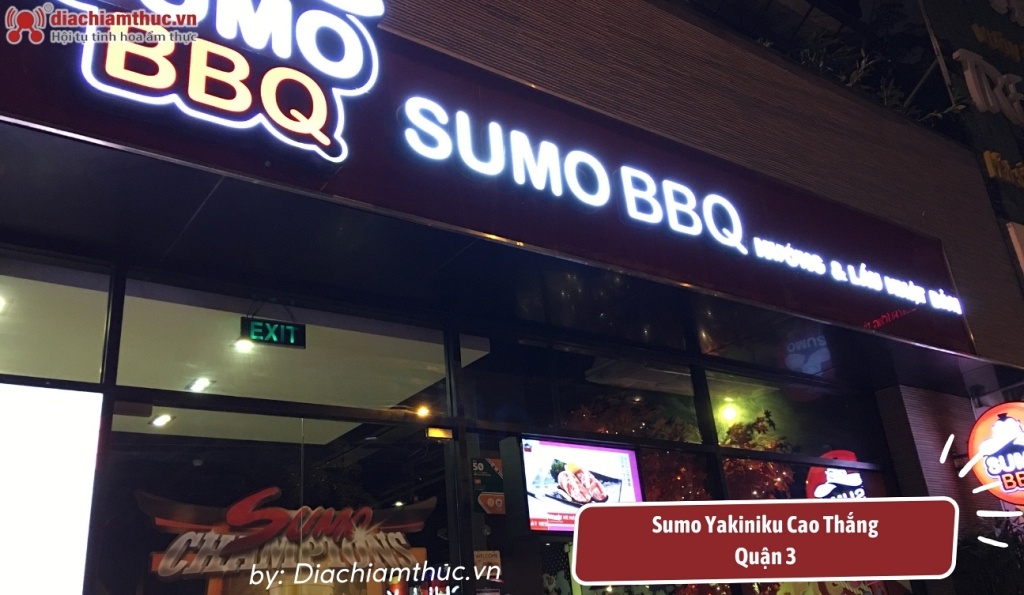 Quán ăn trưa Sumo Yakiniku Quận 3