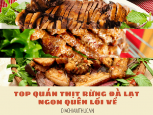 Quán thịt rừng Đà Lạt