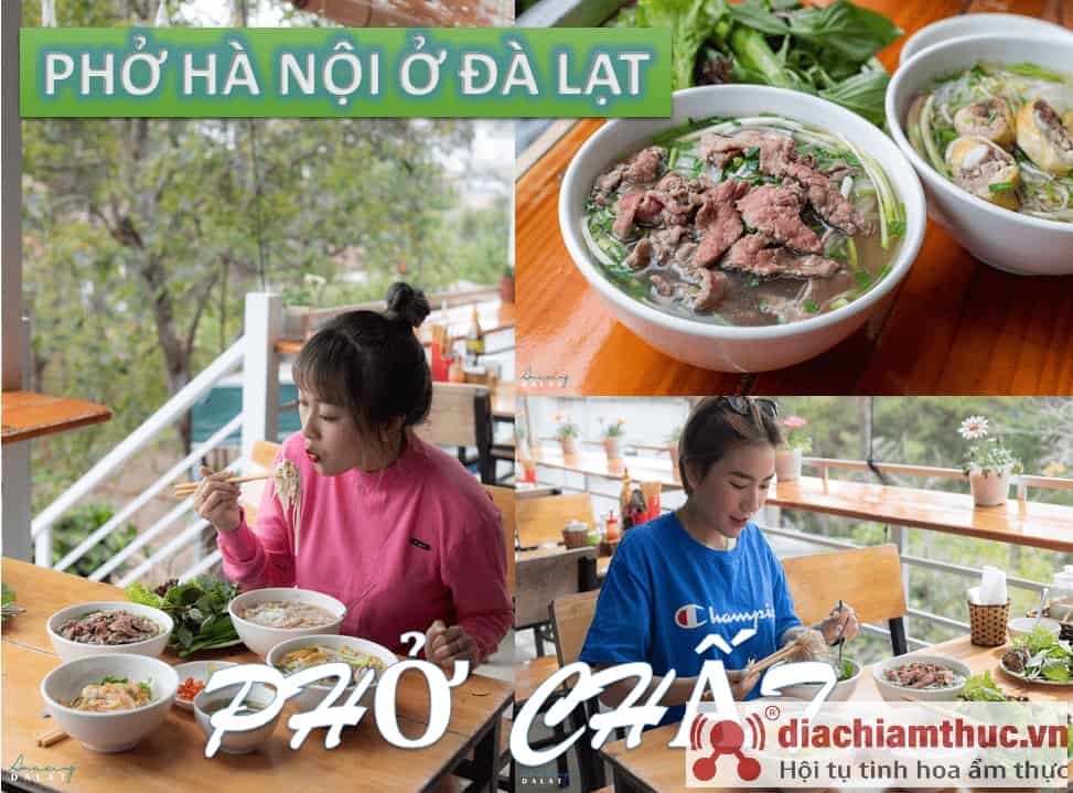 Quán phở chất Đà Lạt