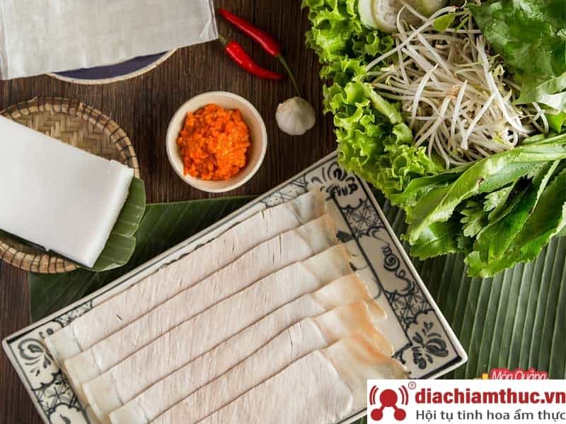 Bánh tráng cuốn thịt heo - Đà Nẵng