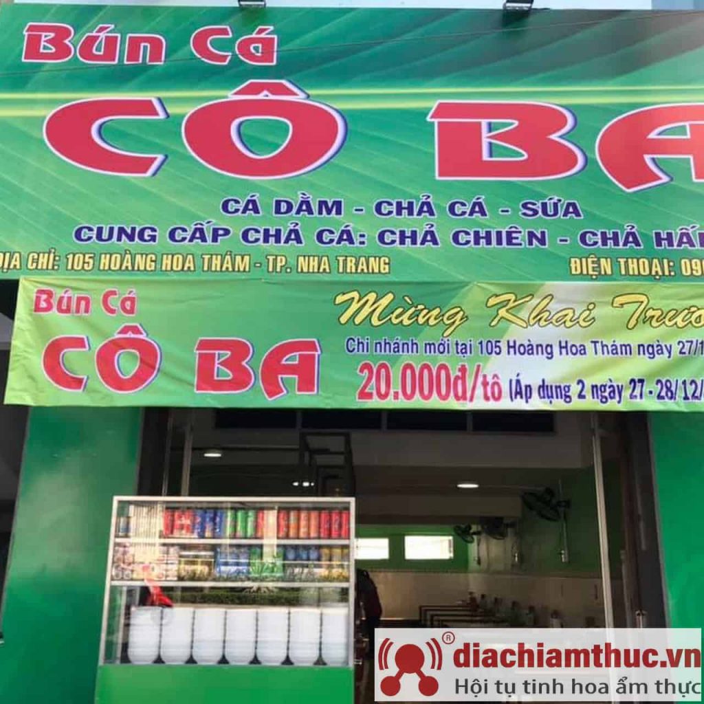 Bún cá cô Ba