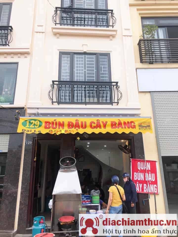 Bún đậu mắm tôm Cây Bàng