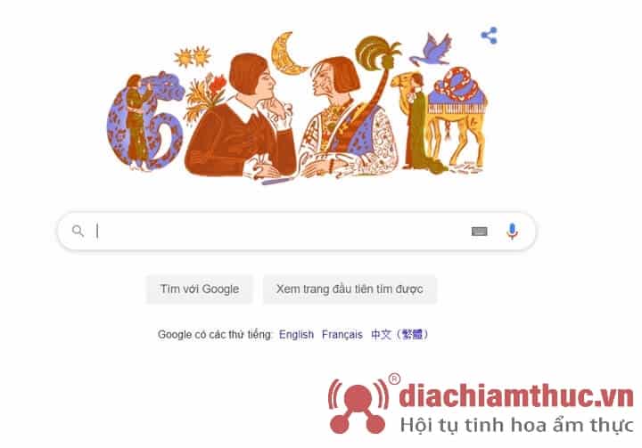 Khoảnh khắc Else Lasker-Schüler được google doodle vinh danh