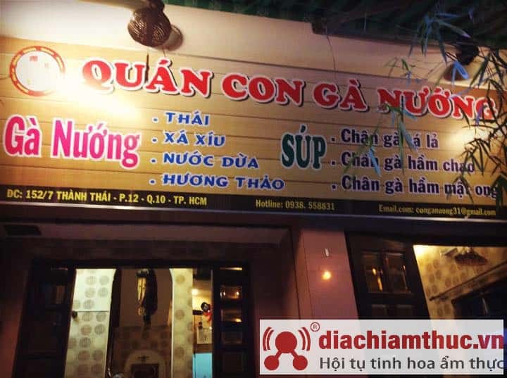 Quán Con gà nướng Quận 10