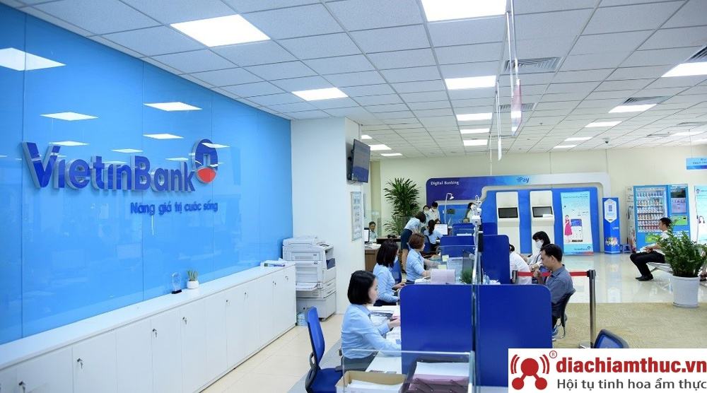 Danh sách địa chỉ Vietinbank gần nhất