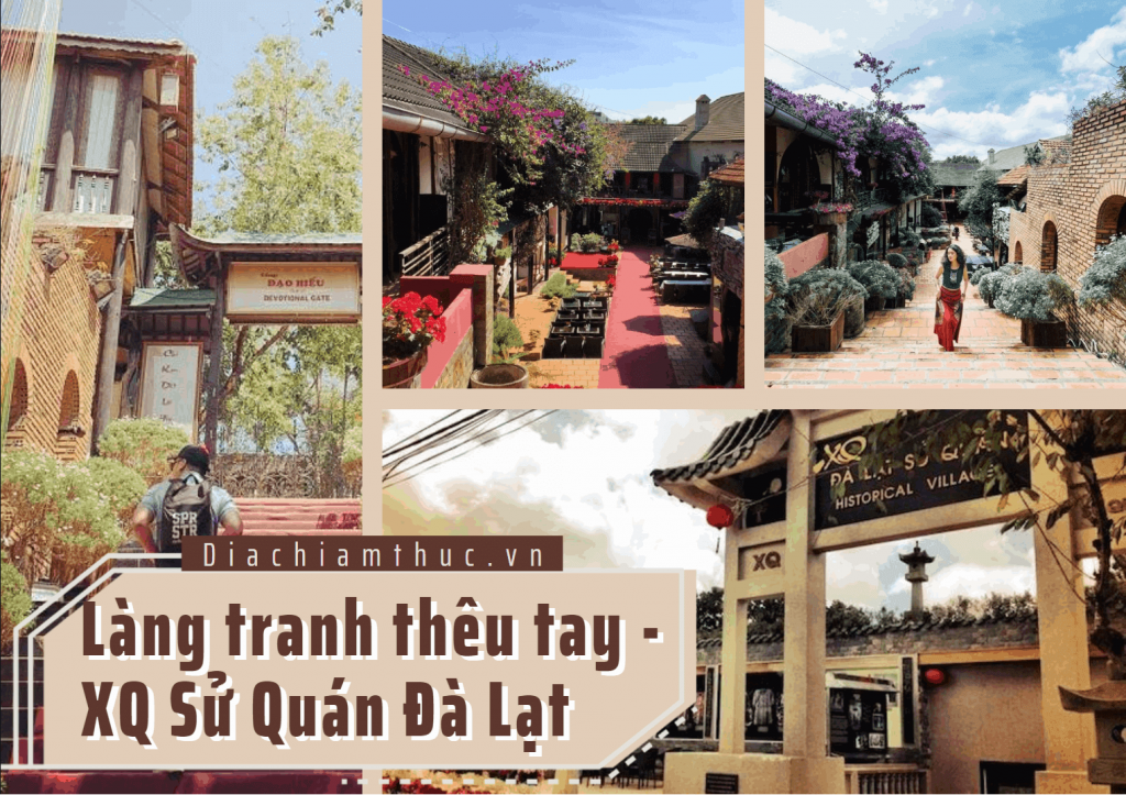 Làng tranh thêu tay - XQ Sử Quán Đà Lạt