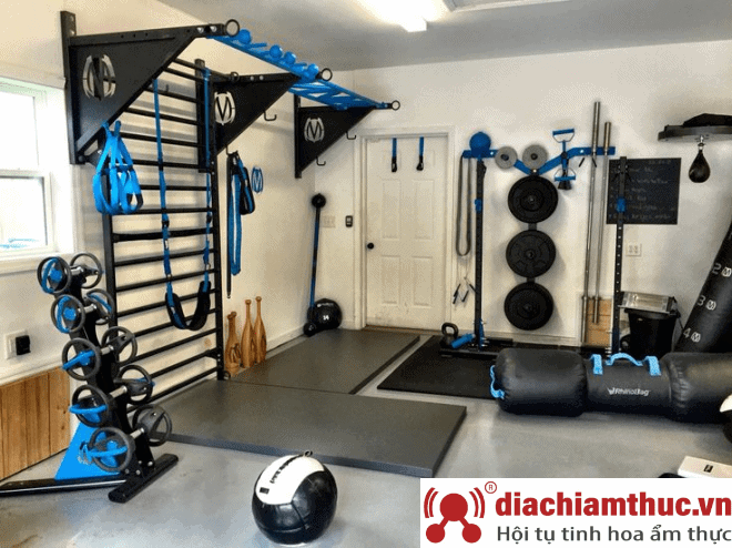 Những dụng cụ ở phòng tập gym