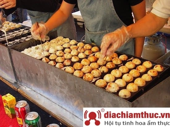 Quán takoyaki tại Quận 3