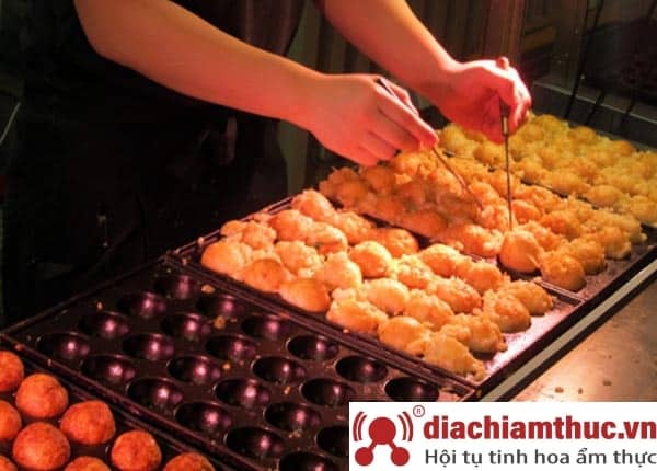 Quán takoyaki tại Quận Bình Tân