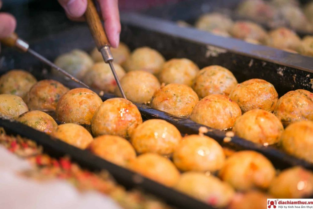 Quán takoyaki tại Quận Tân Phú