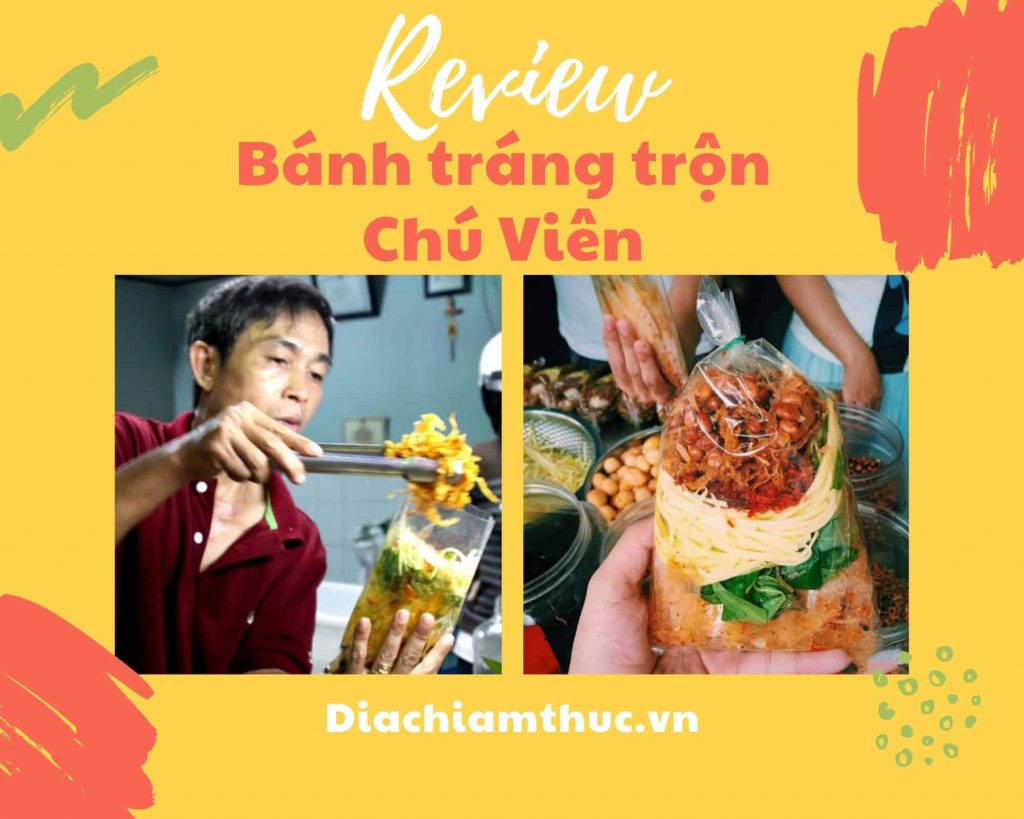 Bánh tráng trộn chú Viên