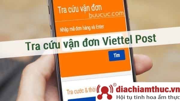 Tra cứu tại website của Viettel Post