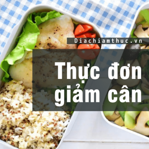 Thực đơn giảm cân