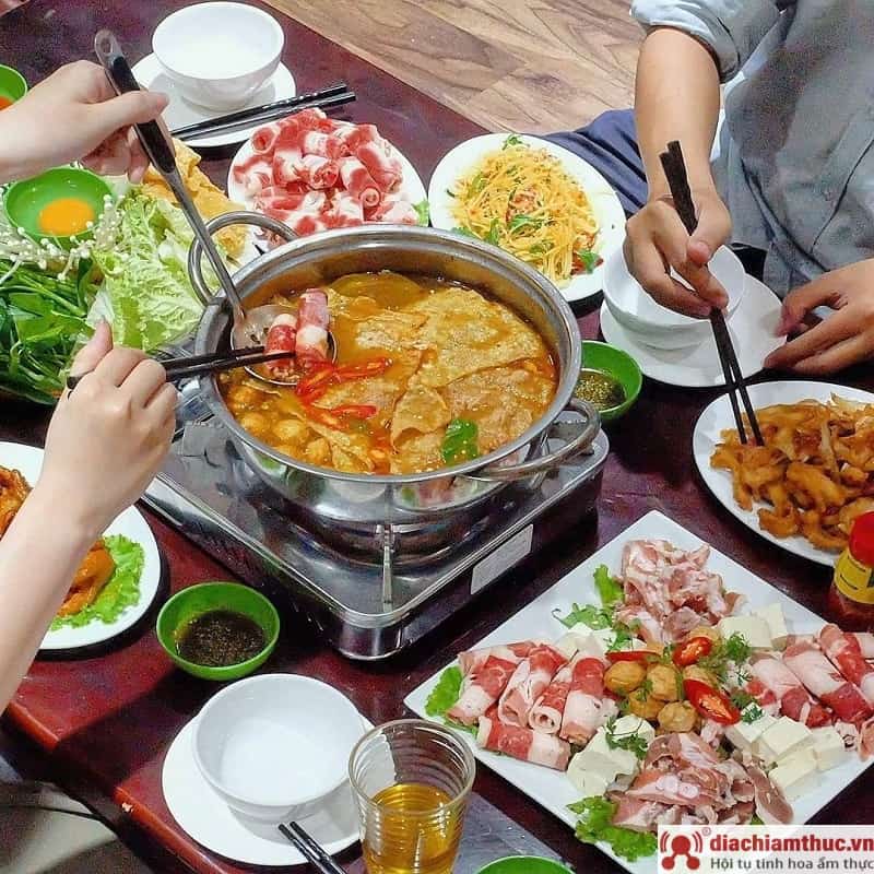 Menu quán đa dạng và phong phú