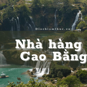 nhà hàng cao bằng