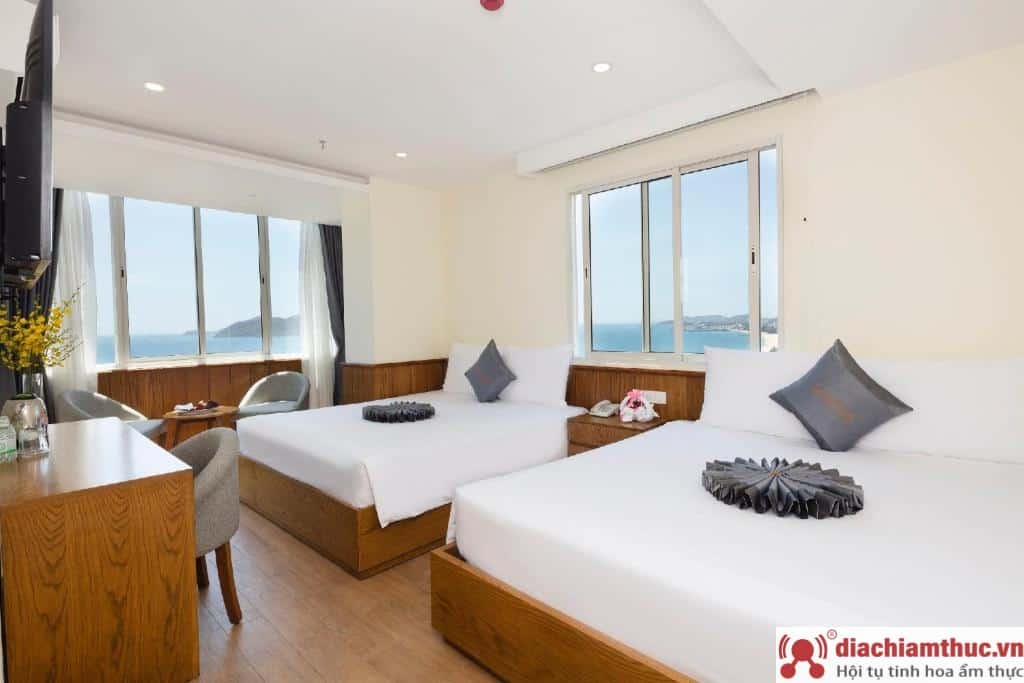 phòng nghỉ tại Glory Hotel Nha Trang