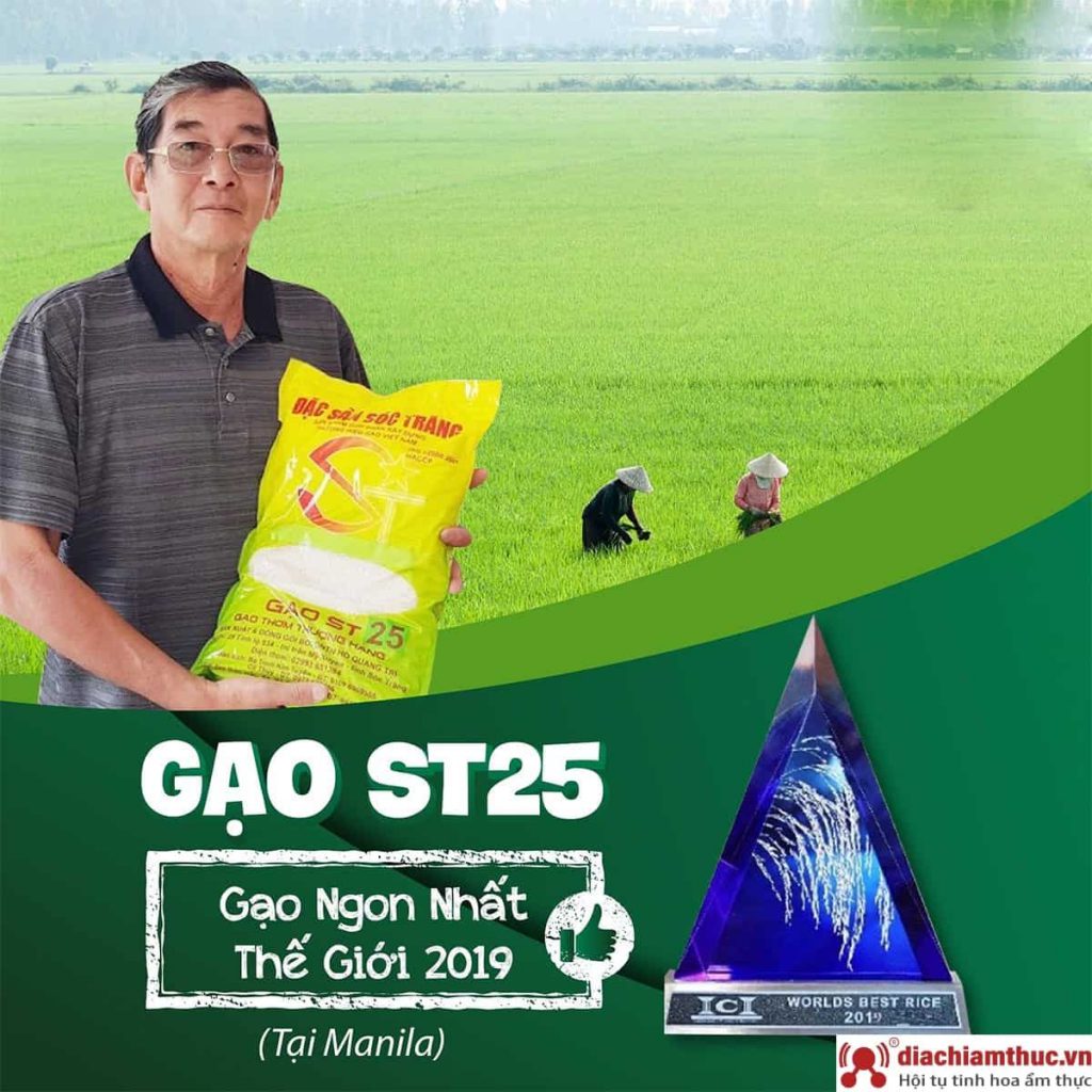 Gạo ST25 chính hãng ông cua