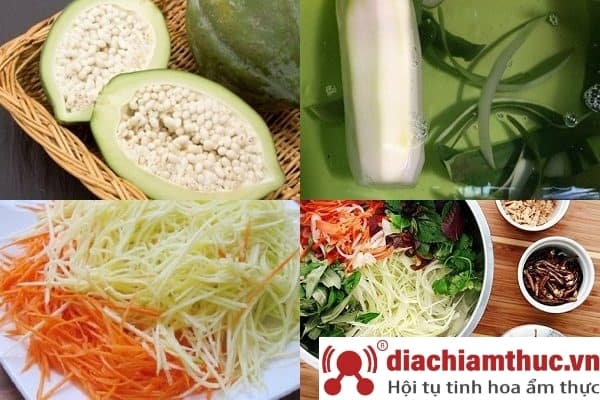 Sơ chế các nguyên liệu