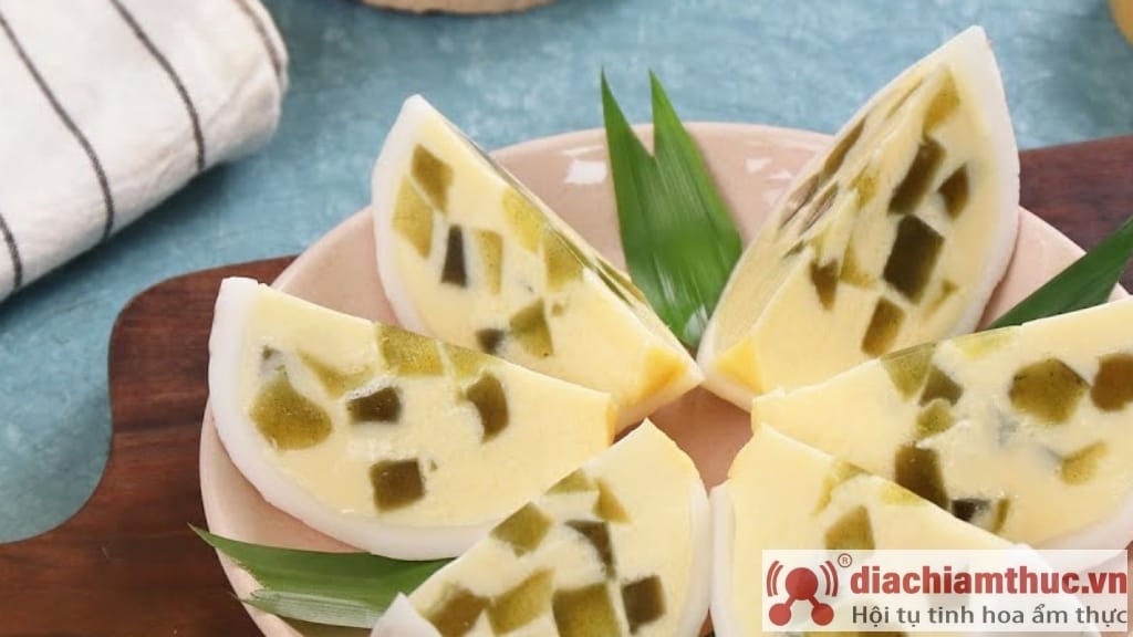 Cách làm bánh flan trái dừa