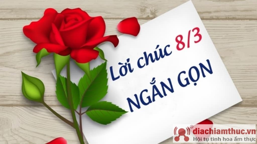 Lời chúc 8-3 ngắn gọn