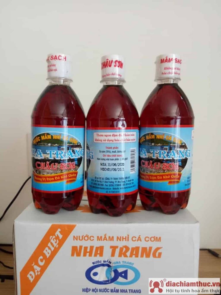 Nước mắm Châu Sơn Nha Trang