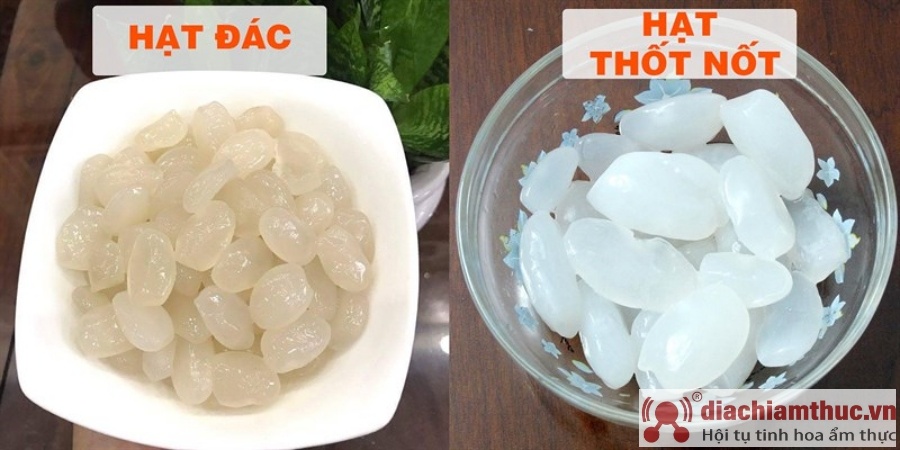 Cách phân biệt hạt thốt nốt và hạt đác