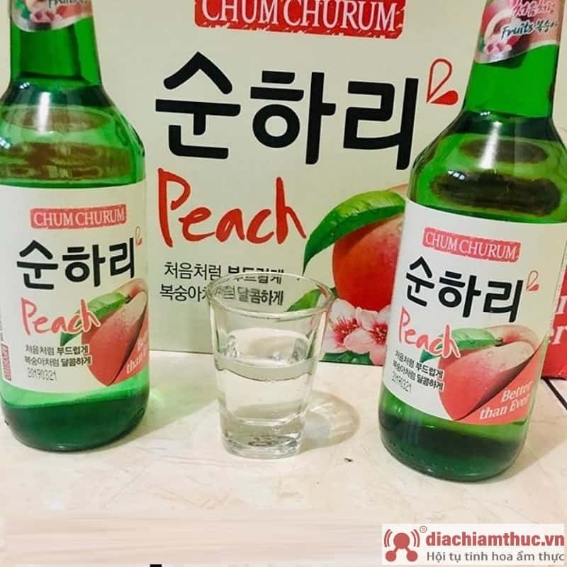 Soju hương đào